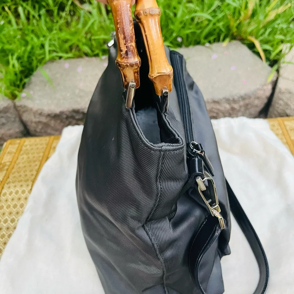 Automatic Gucci Bamboo-Handle Shoulder Bag - Picture 7 of 8